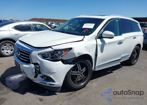 2013 Infiniti Jx35 z USA, uszkodzony, nr VIN 5N1AL0MN0DC312000
